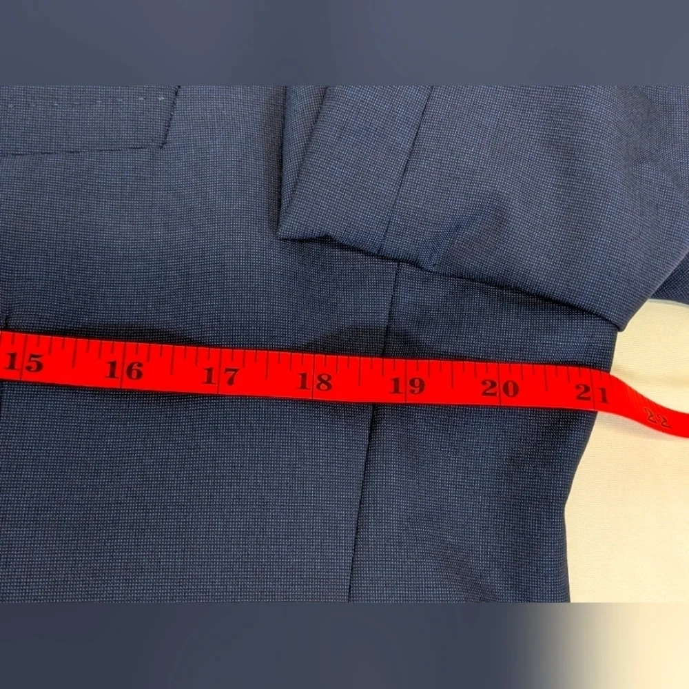 New Ted Baker London Jay CT Men's Navy Blazer Made in Italy 100% Wool Size 42L